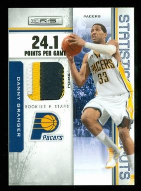 2010-11 Rookies and Stars Statistical Standouts Materials Prime #5 Danny Granger/10