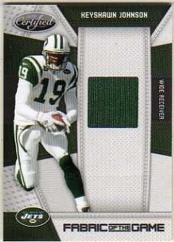 2010 Certified Fabric of the Game #94 Keyshawn Johnson/170