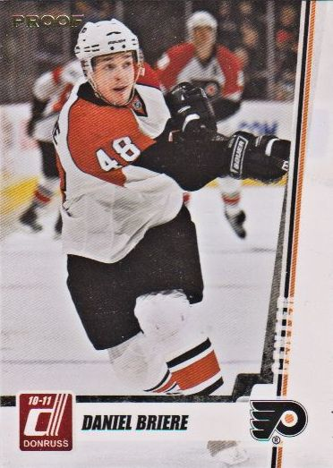 2010-11 Donruss Press Proofs #201 Daniel Briere