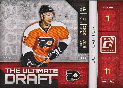 2010-11 Donruss The Ultimate Draft #10 Jeff Carter
