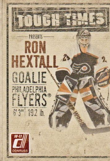 2010-11 Donruss Tough Times #2 Ron Hextall