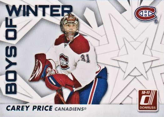 2010-11 Donruss Boys of Winter #63 Carey Price