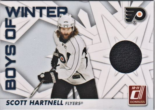 2010-11 Donruss Boys of Winter Threads #11 Scott Hartnell