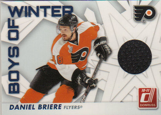 2010-11 Donruss Boys of Winter Threads #76 Daniel Briere