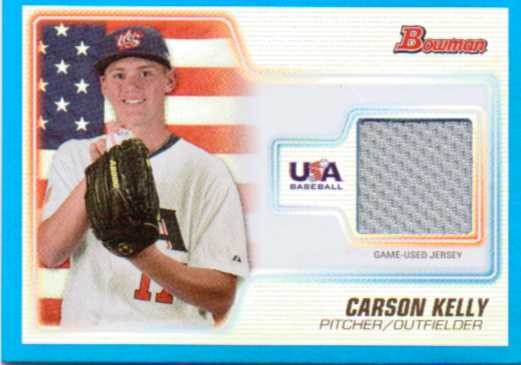 2010 Bowman Draft USA Baseball Jerseys Blue #USAR10 Carson Kelly