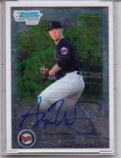 2010 Bowman Chrome Draft Prospect Autographs #BDPP88 Alex Wimmers