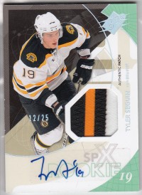 2010-11 SPx Spectrum #196 Tyler Seguin PATCH AU front image