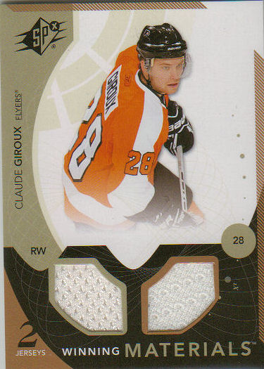 2010-11 SPx Winning Materials #WMCG Claude Giroux