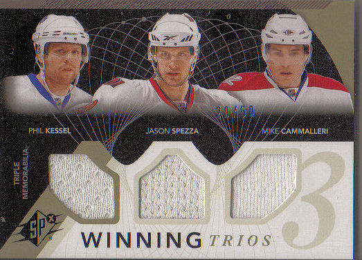 2010-11 SPx Winning Trios #WM3ECAN Mike Cammalleri/Phil Kessel/Jason Spezza