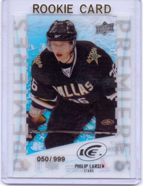 2010-11 Upper Deck Ice #79 Philip Larsen/999 S RC