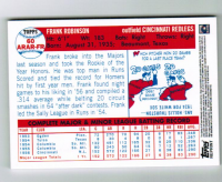 2011 Topps 60th Anniversary Reprint Relic Autographs #FR Frank Robinson back image