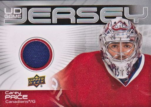 2010-11 Upper Deck Game Jerseys #GJ2CP Carey Price
