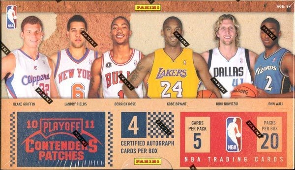 2010-11 Playoff Contenders Patches Basketball Hobby Box
