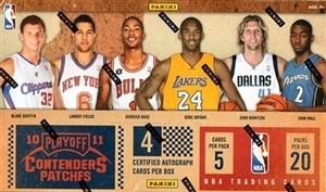 2010-11 Playoff Contenders Patches Basketball Hobby Box