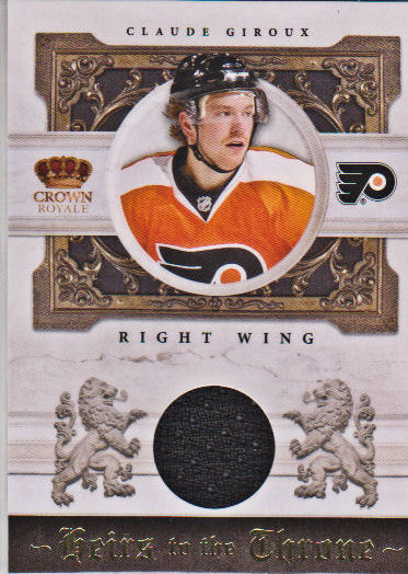 2010-11 Crown Royale Heirs to the Throne Materials #CG Claude Giroux