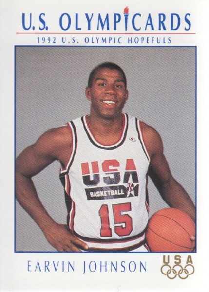 1992 Impel U.S. Olympic Hopefuls #11 Magic Johnson BK