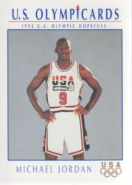 1992 Impel U.S. Olympic Hopefuls #12 Michael Jordan BK