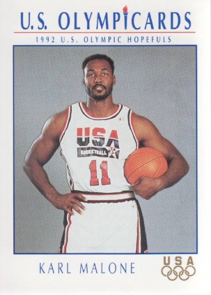 1992 Impel U.S. Olympic Hopefuls #13 Karl Malone BK