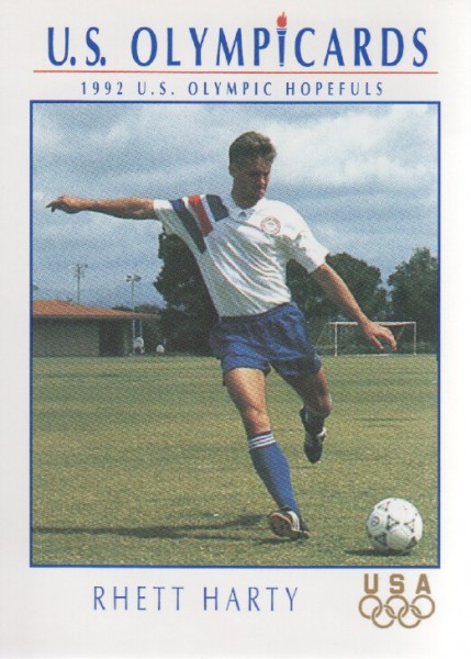 1992 Impel U.S. Olympic Hopefuls #66 Rhett Harty/Soccer