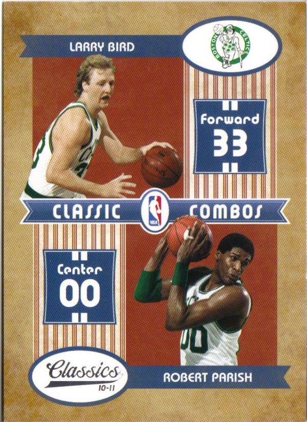 2010-11 Classics Classic Combos Silver #1 Larry Bird/Robert Parish