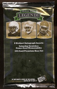 2011 Press Pass Legends Football Hobby Pack