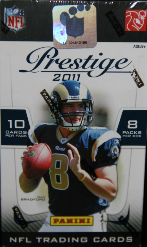 2011 Prestige Football Retail Box