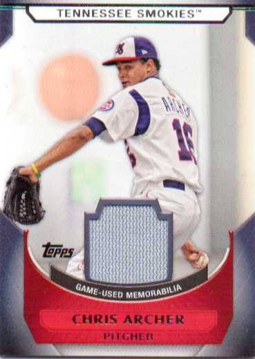 2011 Topps Pro Debut Materials #CA Chris Archer