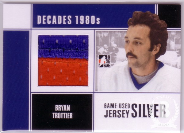 2010-11 ITG Decades 1980s Game Used Jerseys Silver #M14 Bryan Trottier
