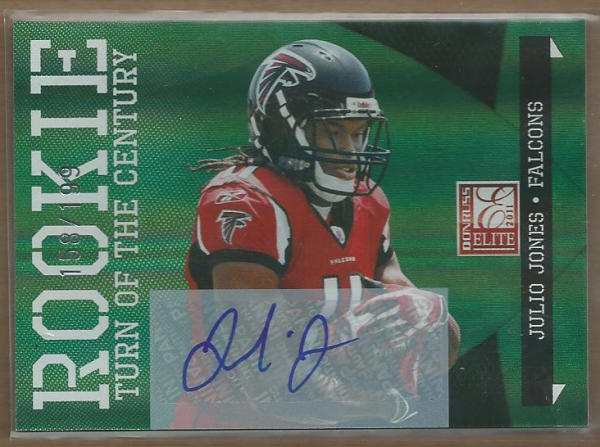 2011 Donruss Elite Turn of the Century Autographs #157 Julio Jones/199