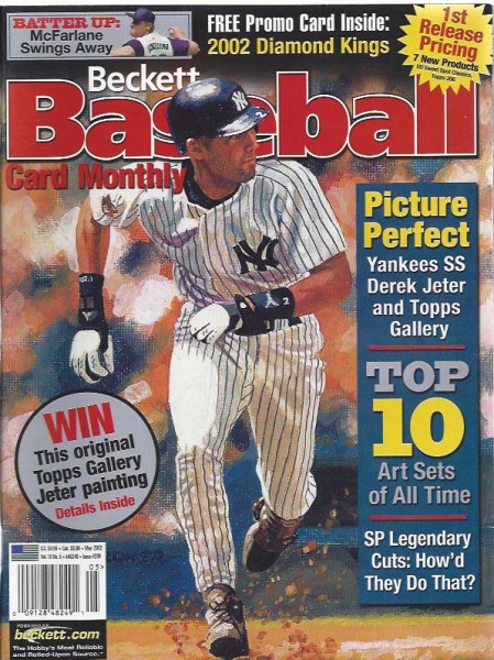 1984-11 Beckett Baseball #206 Derek Jeter (May 2002)