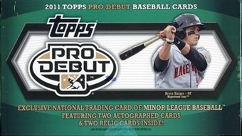 2011 Topps Pro Debut Baseball Hobby Box