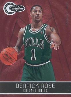2010-11 Totally Certified Red #14 Derrick Rose