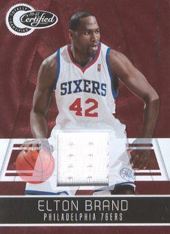 2010-11 Totally Certified Red Materials #2 Elton Brand/249