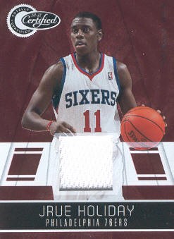 2010-11 Totally Certified Red Materials #3 Jrue Holiday/249