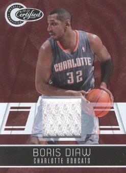 2010-11 Totally Certified Red Materials #6 Boris Diaw/249