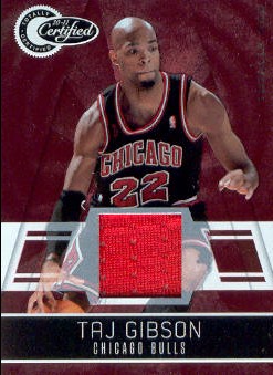 2010-11 Totally Certified Red Materials #18 Taj Gibson/249