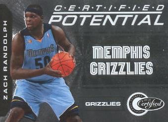 2010-11 Totally Certified Potential #11 Zach Randolph