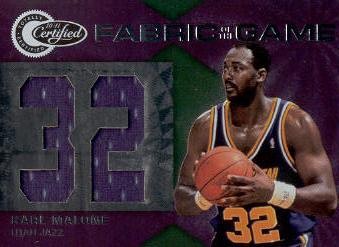 2010-11 Totally Certified Fabric of the Game Jumbo Jersey Number #12 Karl Malone/299