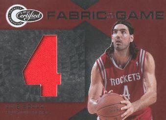 2010-11 Totally Certified Fabric of the Game Jumbo Jersey Number #22 Luis Scola/299