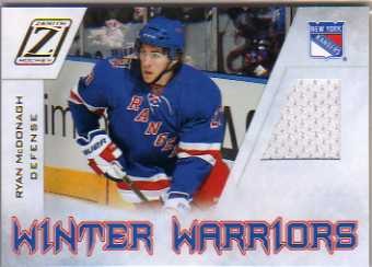 2010-11 Zenith Winter Warriors Materials #RM Ryan McDonagh