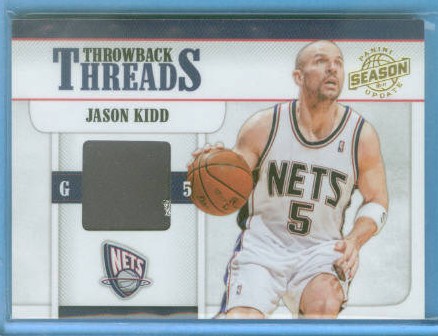 2010-11 Panini Season Update Throwback Threads Prime #11 Jason Kidd/49