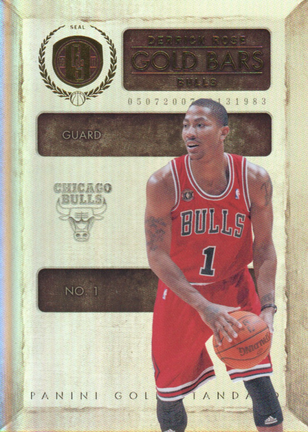 2010-11 Panini Gold Standard Gold Bars #15 Derrick Rose
