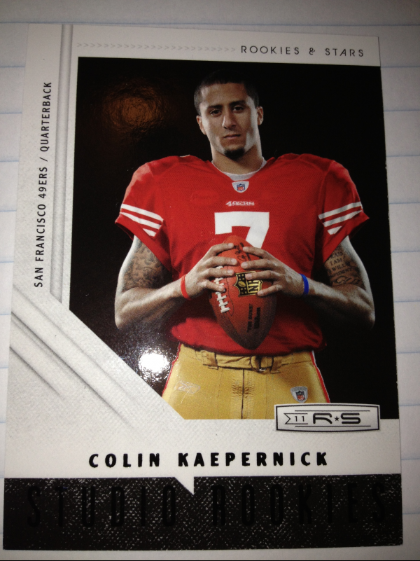 2011 Rookies and Stars Studio Rookies Black #17 Colin Kaepernick