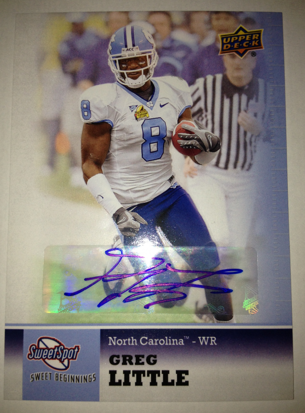 2011 Sweet Spot Autographs #30 Greg Little