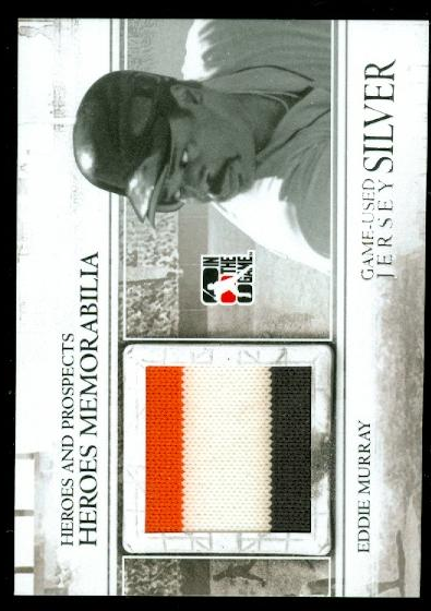 2011 ITG Heroes and Prospects Heroes Jerseys Silver #24 Eddie Murray S2