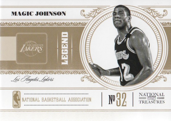 2010-11 Playoff National Treasures #125 Magic Johnson