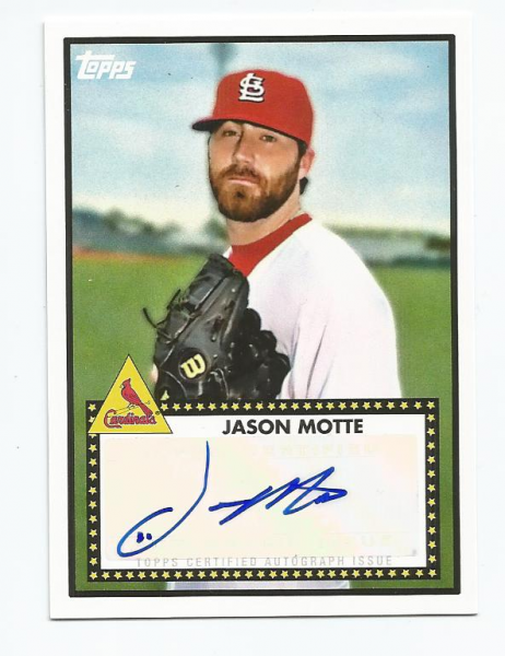 2011 Topps Lineage 1952 Autographs #52AJM Jason Motte