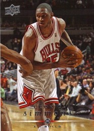 2008-09 Bulls Upper Deck #11 Cedric Simmons