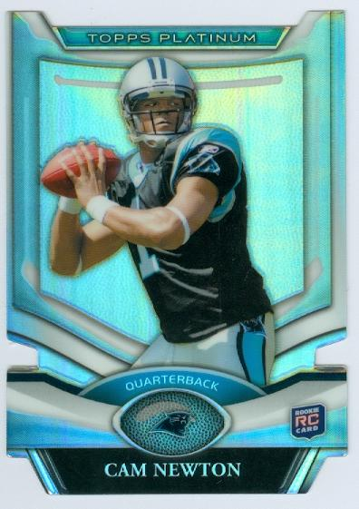 2011 Topps Platinum Die Cuts #PDCCN Cam Newton