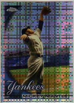 2011 Topps Chrome X-Fractors #7 Mickey Mantle